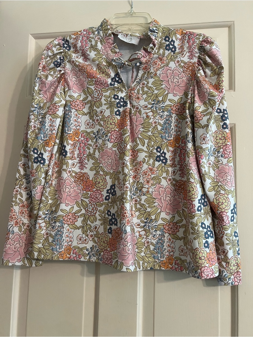 Smith & quinn bohemian top poplin tuckernuck pomander hill house quince brochu S - Picture 2 of 6